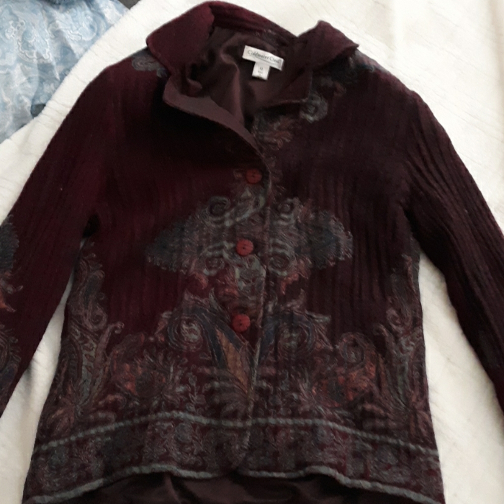 Cold water Creek Knit Blazer